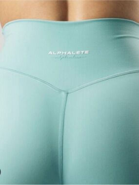 Alphalete: Alphalux Essential Leggings: Jade Green